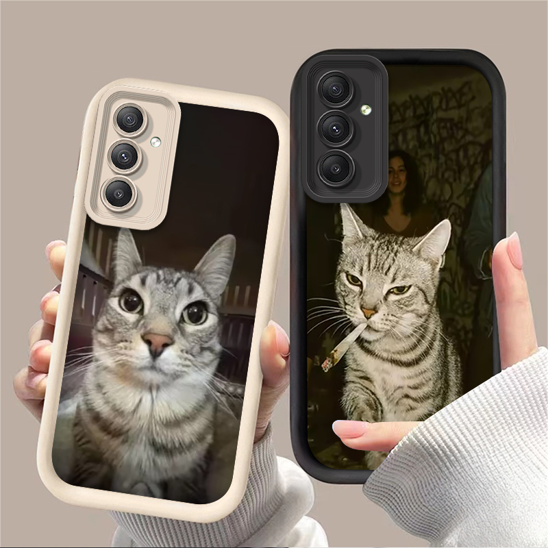 Phone Cases Trendy - Trendy Cat Smoking Phone Case for