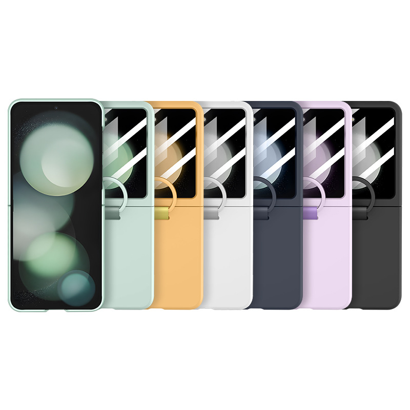 Phone Cases Z Flip 7 - 2025 Hot Skin Feel Glass Case