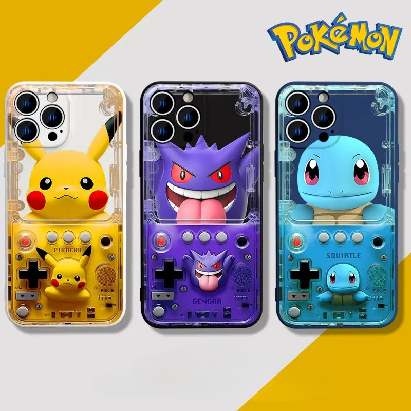 Phone Cases Japanese - Pokémon anime peripherals Pikachu Gengar suitable