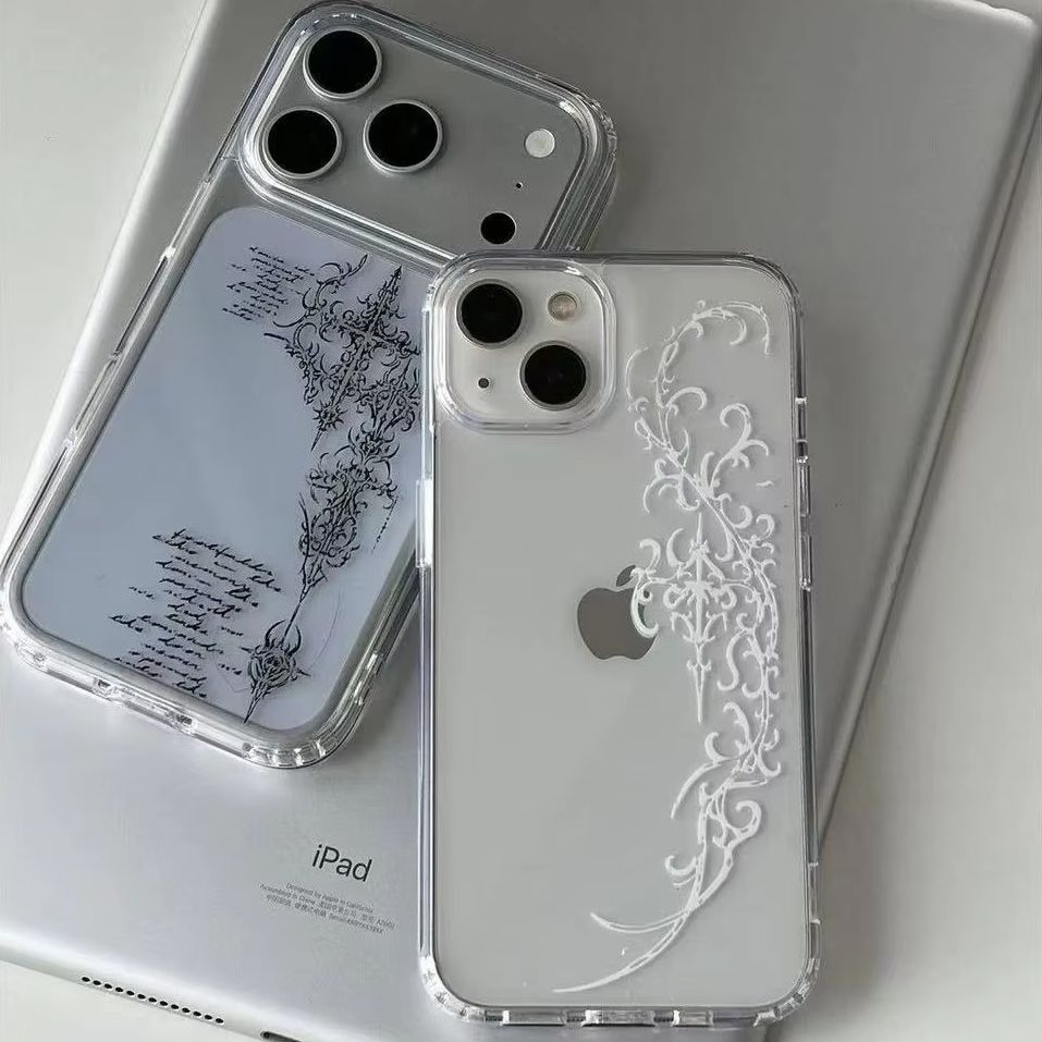 Phone Cases Korean - Korean Ins Advanced Niche Patterns Phone