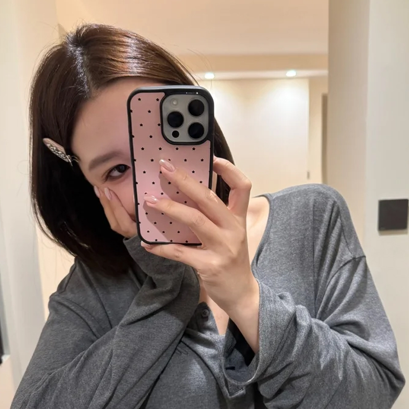 Phone Cases For Iphone 13 - Ins Korean Minimalist Fashion Pink Full