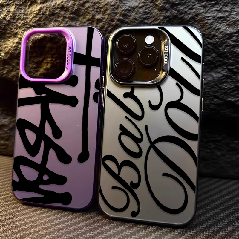 Phone Cases Trendy - Creative Fashion English Letter Hard Phone