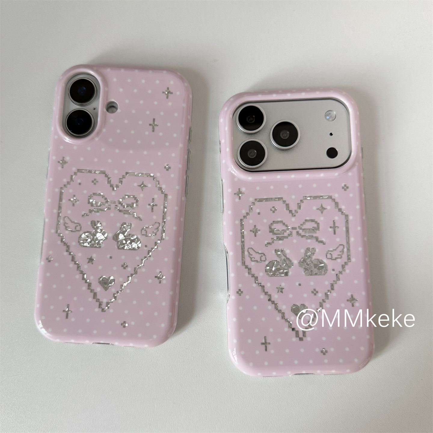 Phone Cases Girly - Korean Ins Pink Sweet Girl Rabbit
