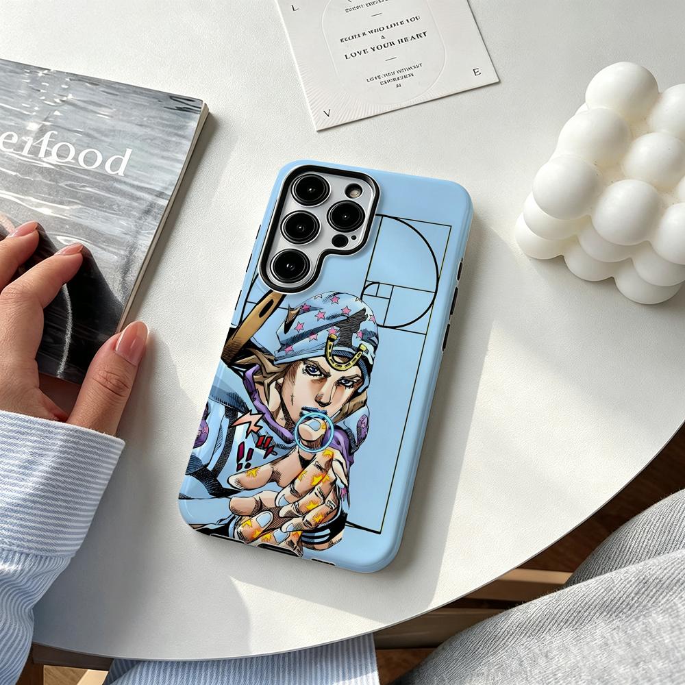 Phone Cases Samsung S23 - Hot cool Anime J-JOJO Steel Ball
