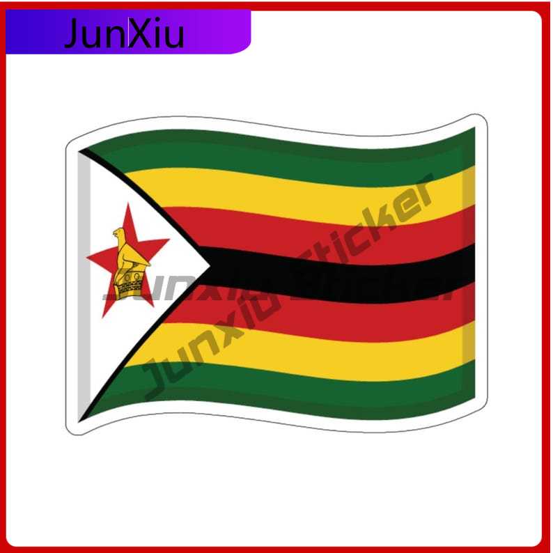 Zimbabwe Drift Flag Stickers W - Phone Cases Zimbabwe recension och pris