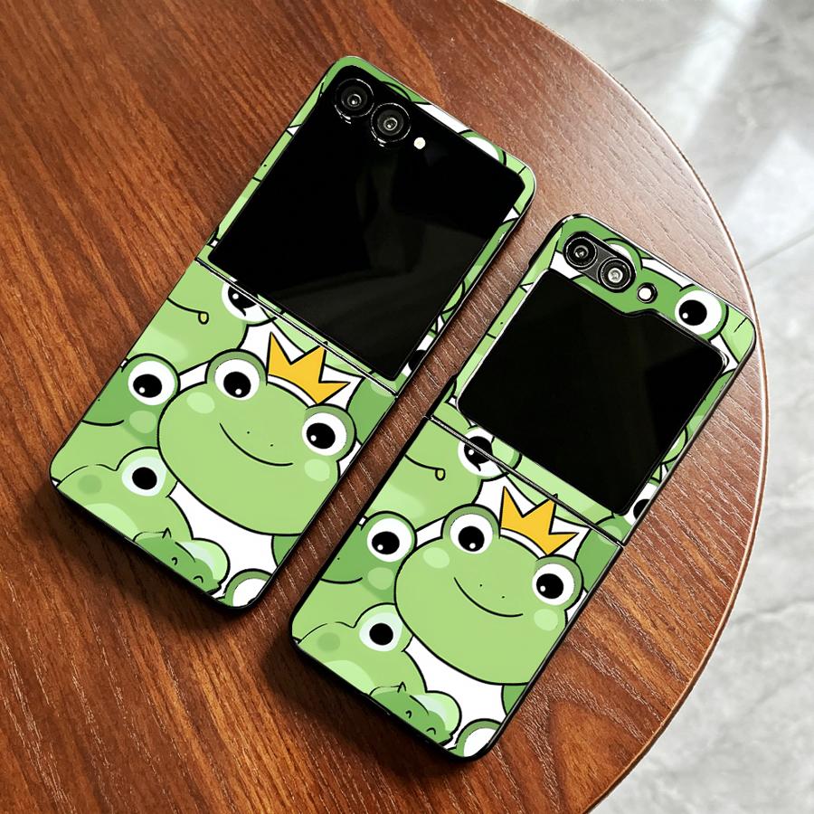 Full Cover Frog Design Phone C - Phone Cases Z Flip 7 recension och pris