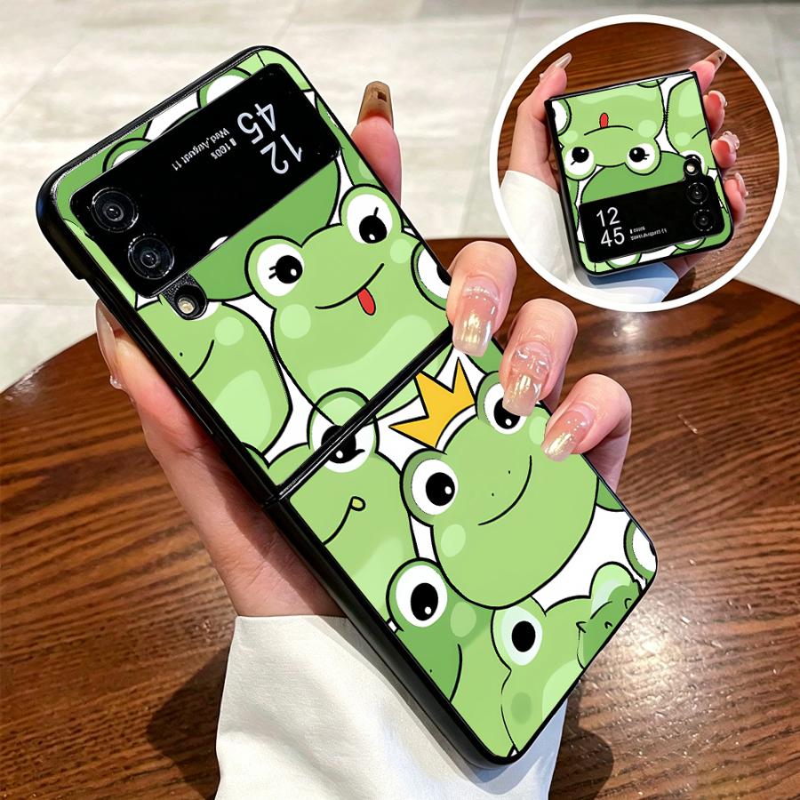 Full Cover Frog Design Phone C - Phone Cases Z Flip 7 recension och pris