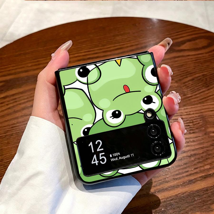 Full Cover Frog Design Phone C - Phone Cases Z Flip 7 recension och pris