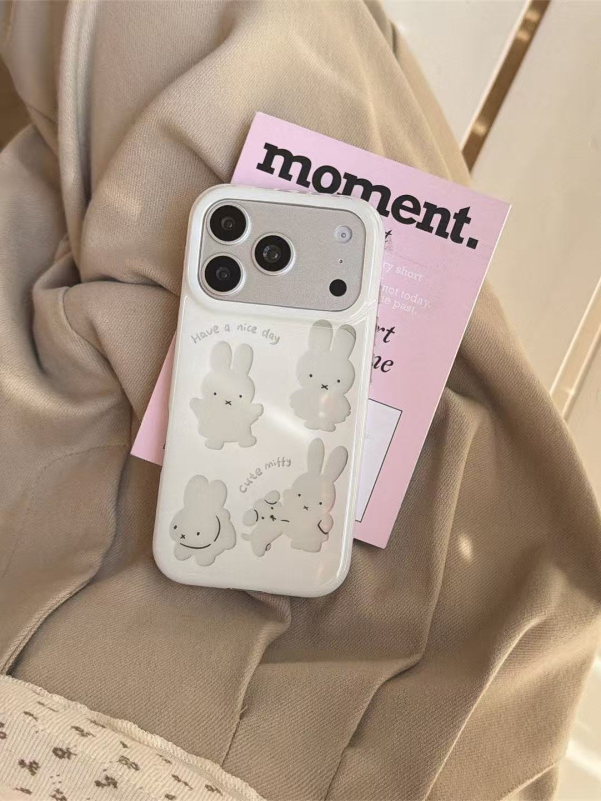 Cute Hollow Miffy Rabbit Soft  - Phone Cases Girly recension och pris