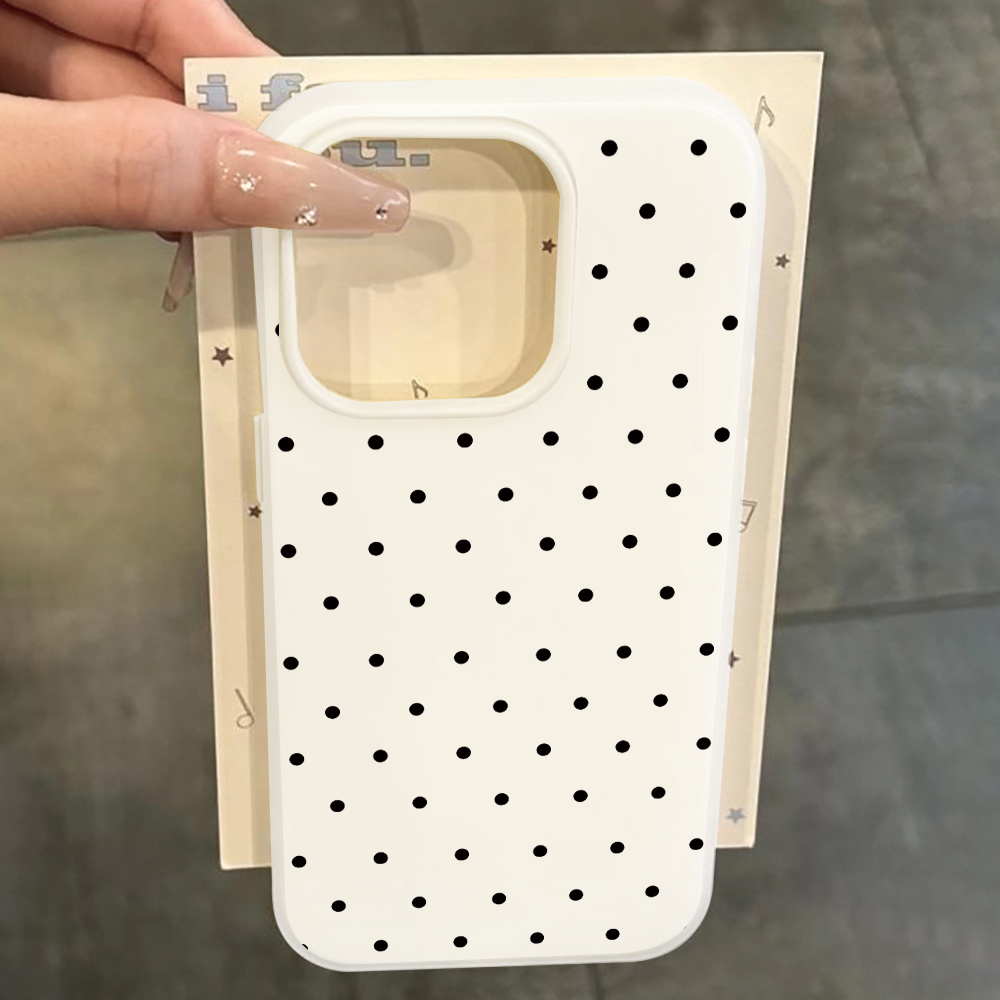 Minimalist Polka Dot Dustproof - Phone Cases Samsung S23 recension och pris