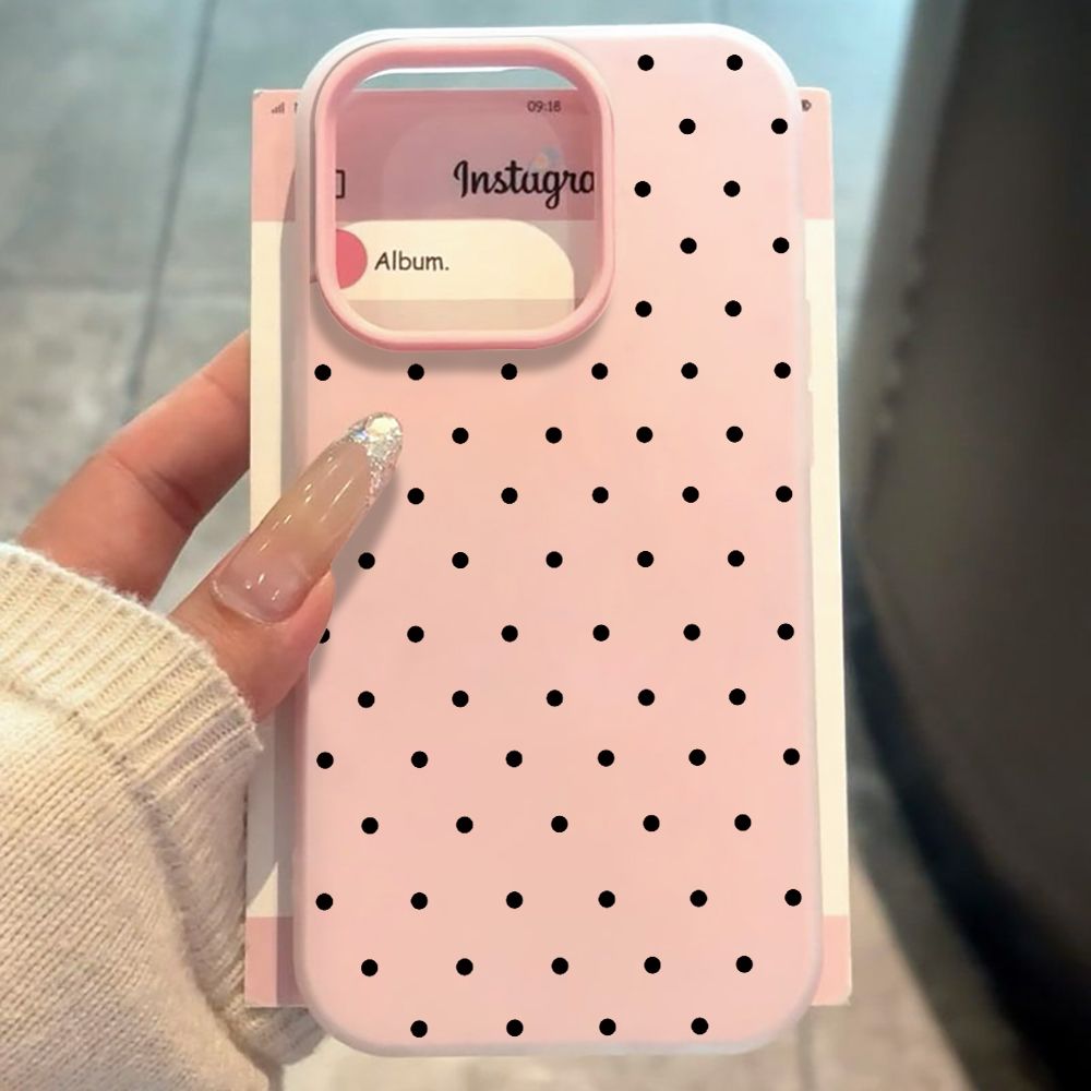 Minimalist Polka Dot Dustproof - Phone Cases Samsung S23 recension och pris