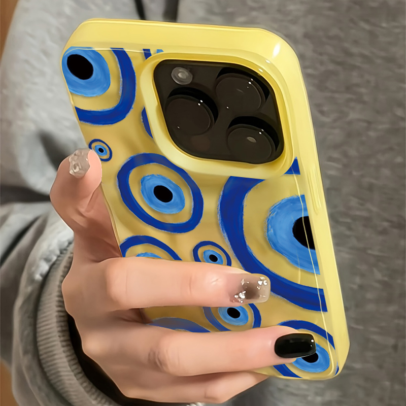 Blue Evil Eye 3D Jelly Water R - Phone Cases Girly recension och pris