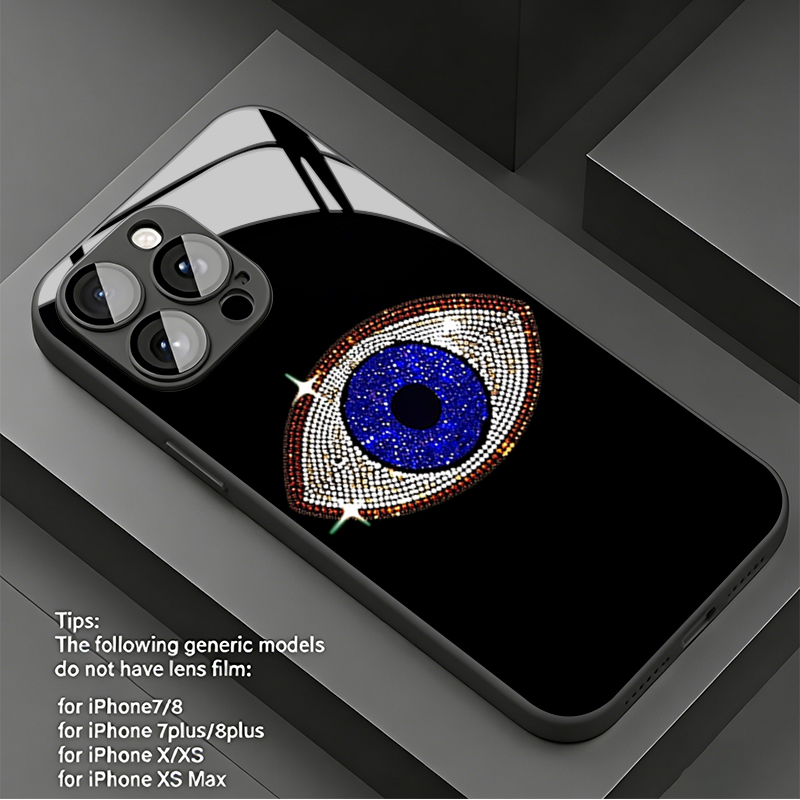 Vogue Dark Blue Eyes Tempered  - Phone Cases Vogue recension och pris