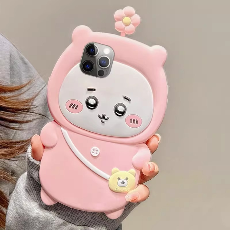 3D Chiikawa Flower Silicone Ph - Phone Cases Japanese recension och pris