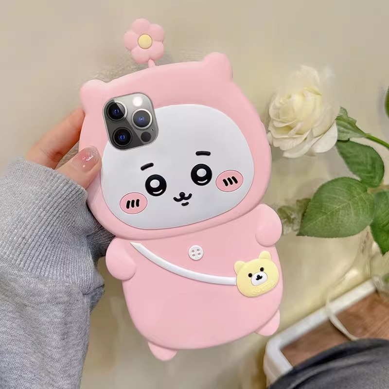 3D Chiikawa Flower Silicone Ph - Phone Cases Japanese recension och pris