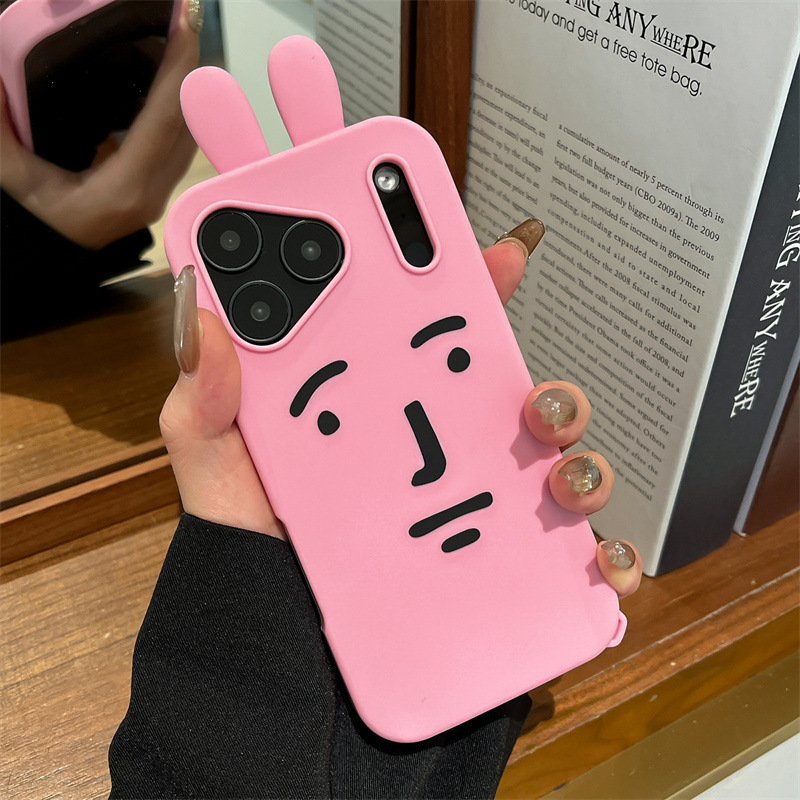 Kawaii 3D Funny Cartoon Pink E - Phone Cases Kawaii recension och pris