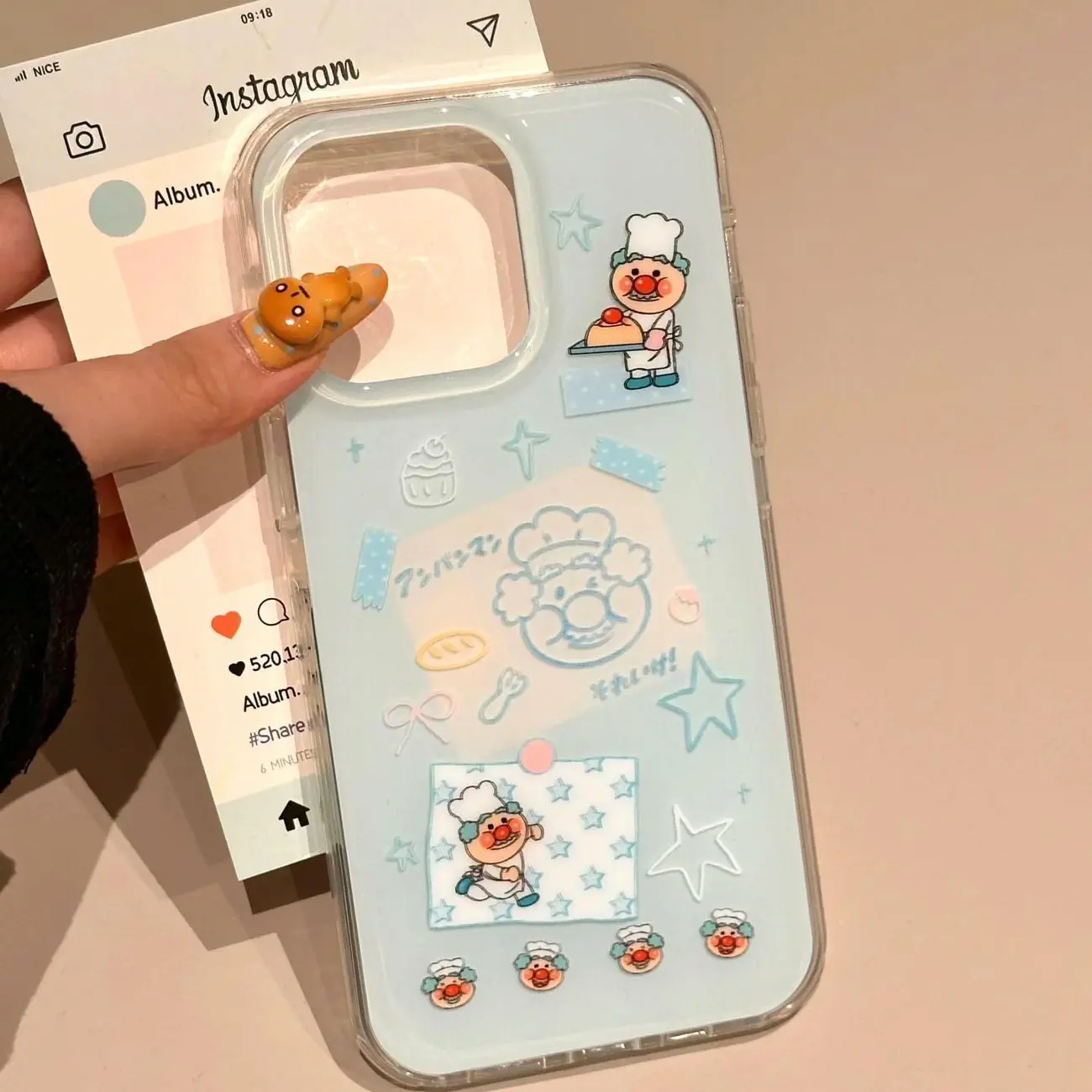 Korean Ins Blue Chef Old Man C - Phone Cases Kawaii recension och pris