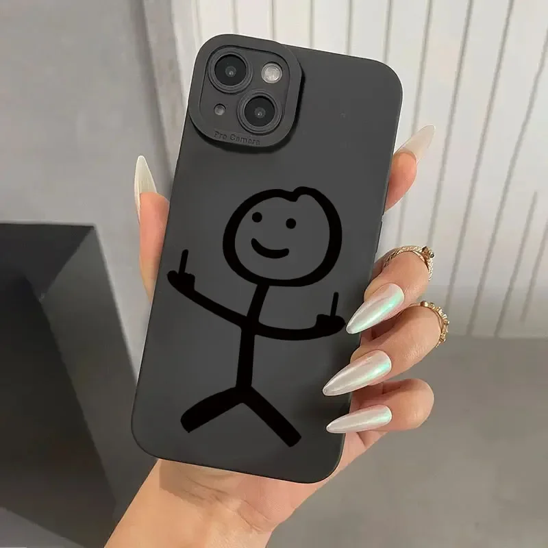 Cute Cartoon Matchman Matte Si - Phone Cases Iphone 12 recension och pris