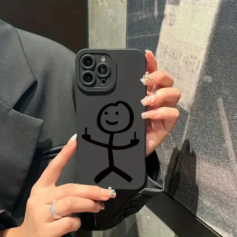 Cute Cartoon Matchman Matte Si - Phone Cases Iphone 12 recension och pris