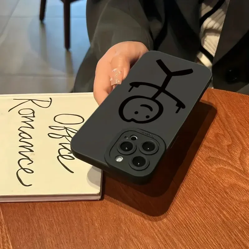 Cute Cartoon Matchman Matte Si - Phone Cases Iphone 12 recension och pris