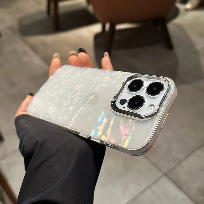 Aurora Glitter Shell Case for  - Gradient Color Case recension och pris