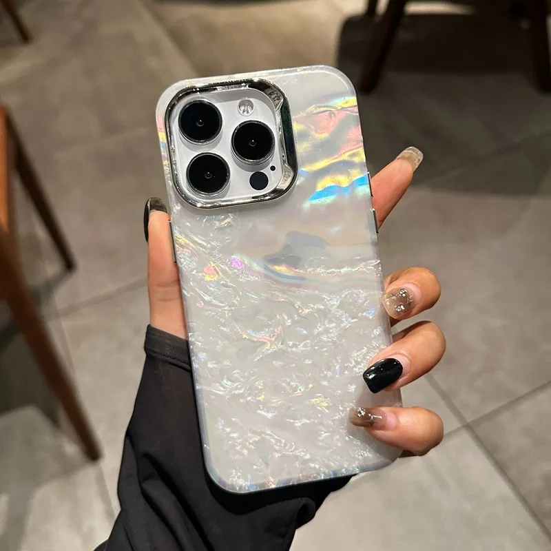 Aurora Glitter Shell Case for  - Gradient Color Case recension och pris