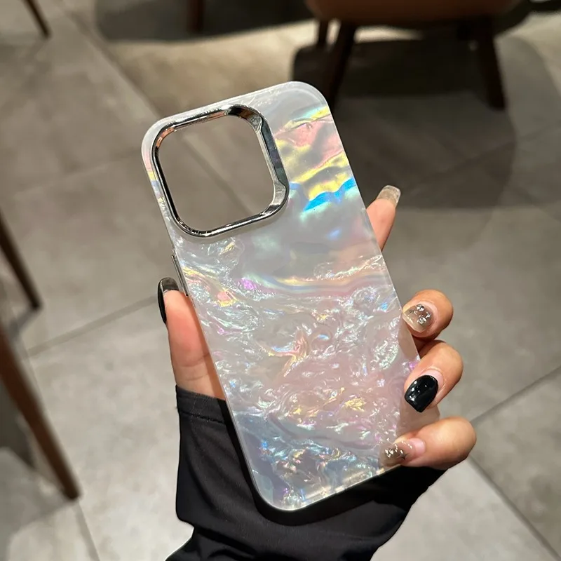 Aurora Glitter Shell Case for  - Gradient Color Case recension och pris