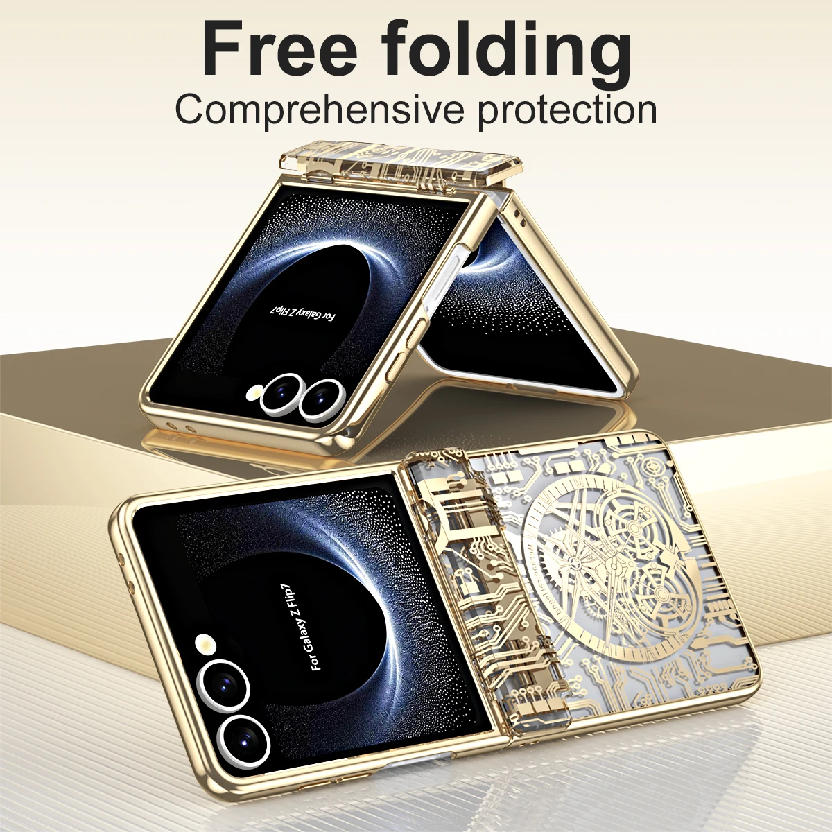 Machine Legend Plating Case Fo - Phone Cases Z Flip 7 recension och pris