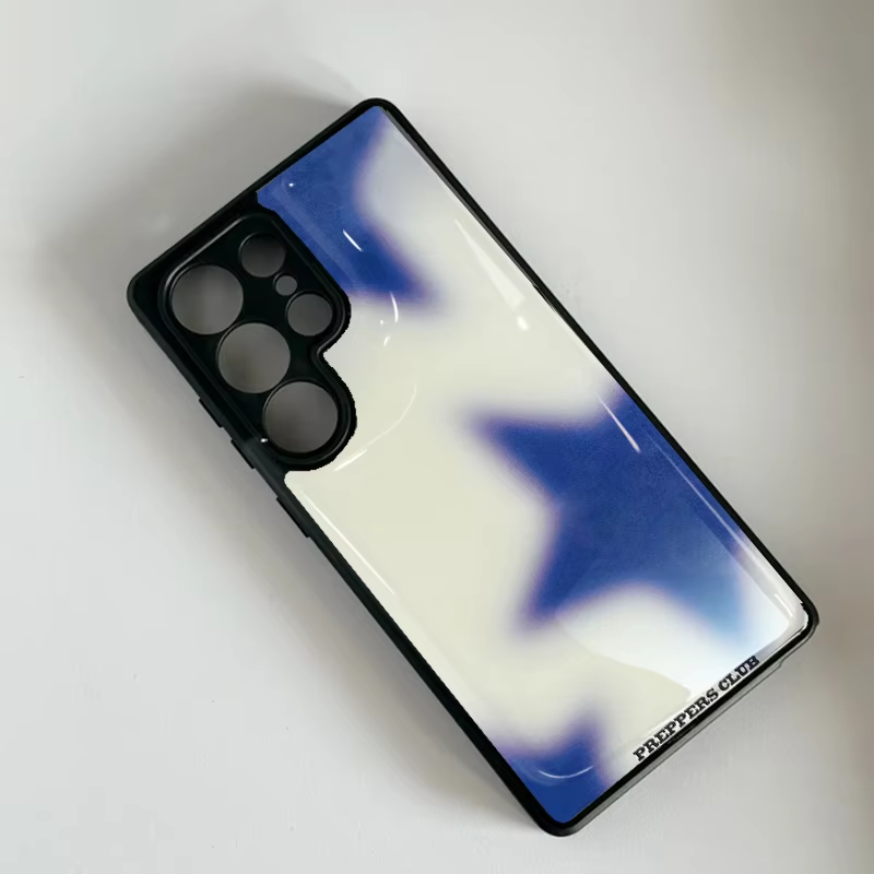 Korean Ins Blue star gradient  - Phone Cases Korean recension och pris