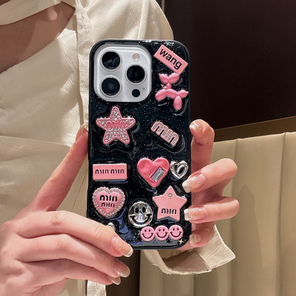 Cute 3D Love Heart Y2K Star Sp - Phone Cases Dior recension och pris