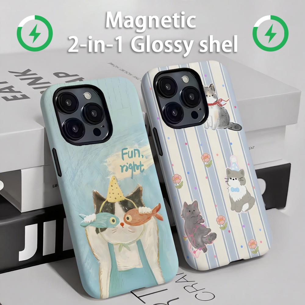 Cute cats and dogs  Phone Case - Phone Cases For Iphone 13 recension och pris