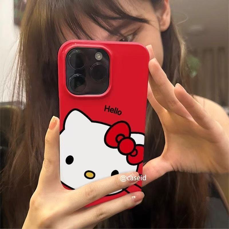 Cartoon Cute Cat Apple Core Ph - Phone Cases Japanese recension och pris