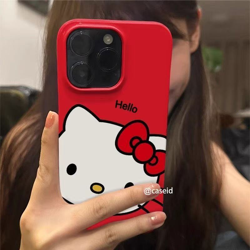 Cartoon Cute Cat Apple Core Ph - Phone Cases Japanese recension och pris