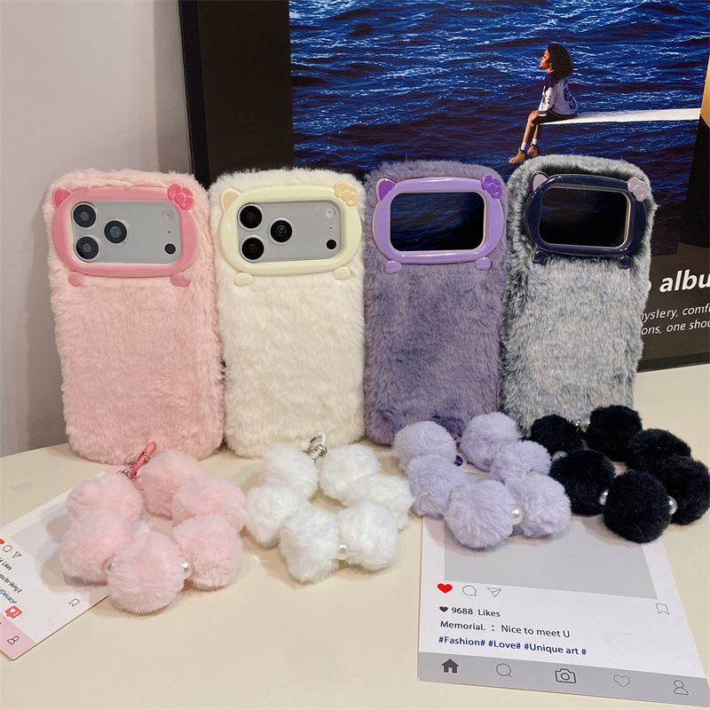 Luxury Solid Colors Furry Plus - Phone Cases For Iphone 13 recension och pris