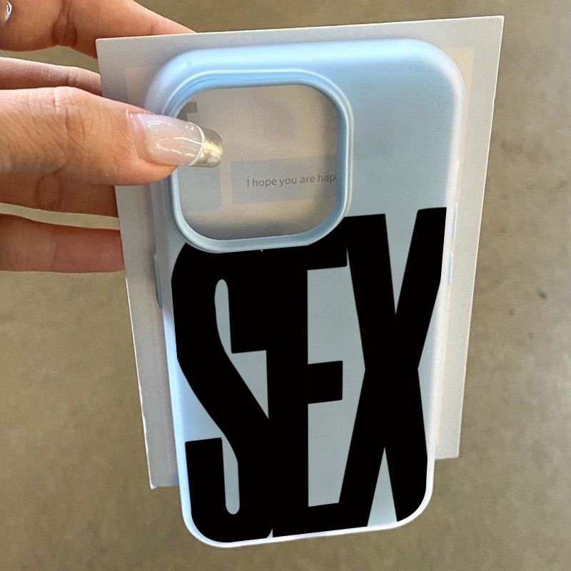 Stylish English Letter Sex Pri - Phone Cases Girly recension och pris