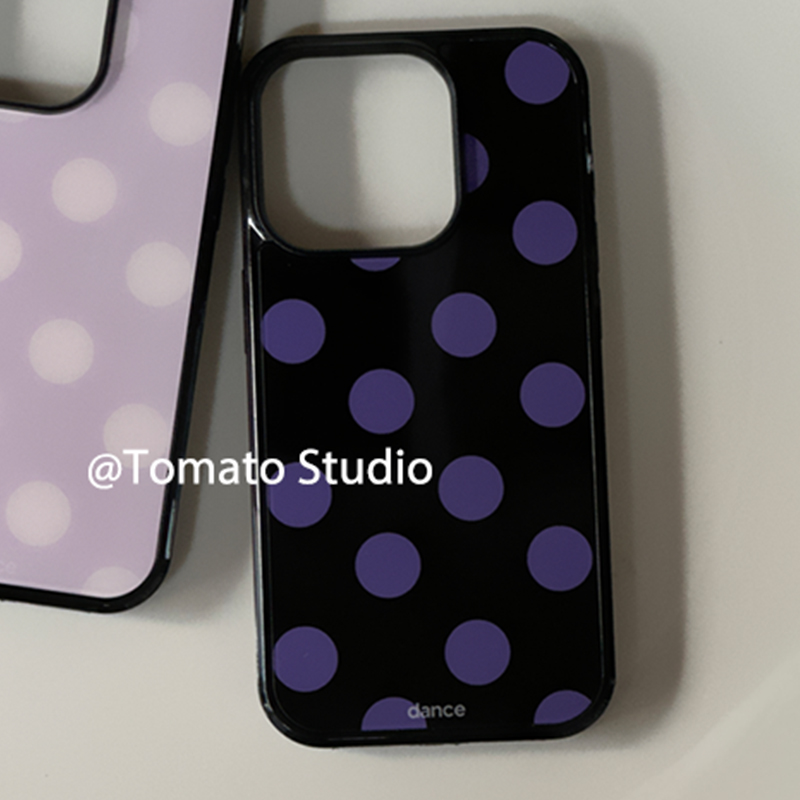 Korean Ins Fashion Purple Polk - Phone Cases Korean recension och pris
