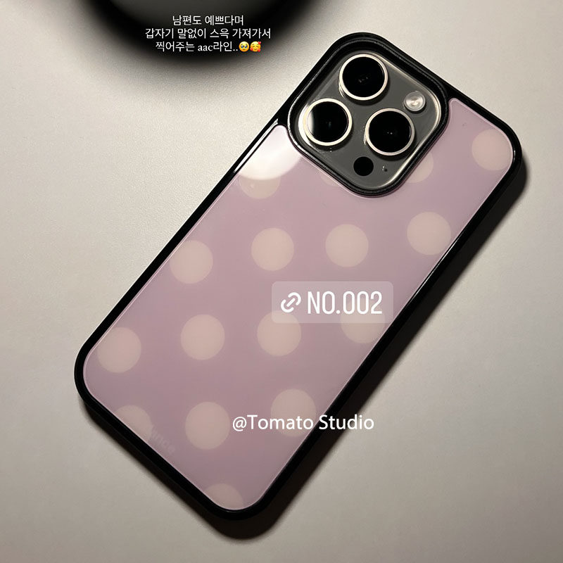 Korean Ins Fashion Purple Polk - Phone Cases Korean recension och pris