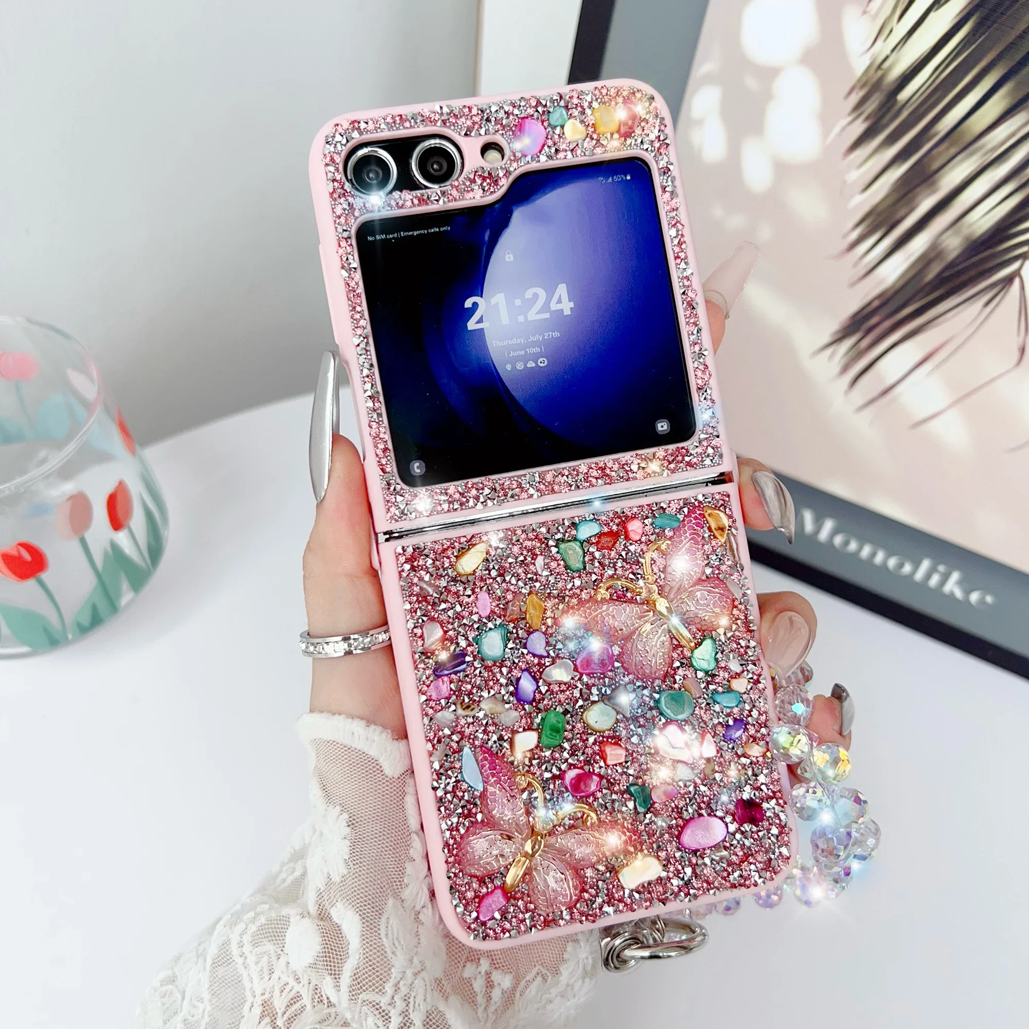 Luxury Glitter Phone Case For  - Phone Cases Z Flip 7 recension och pris