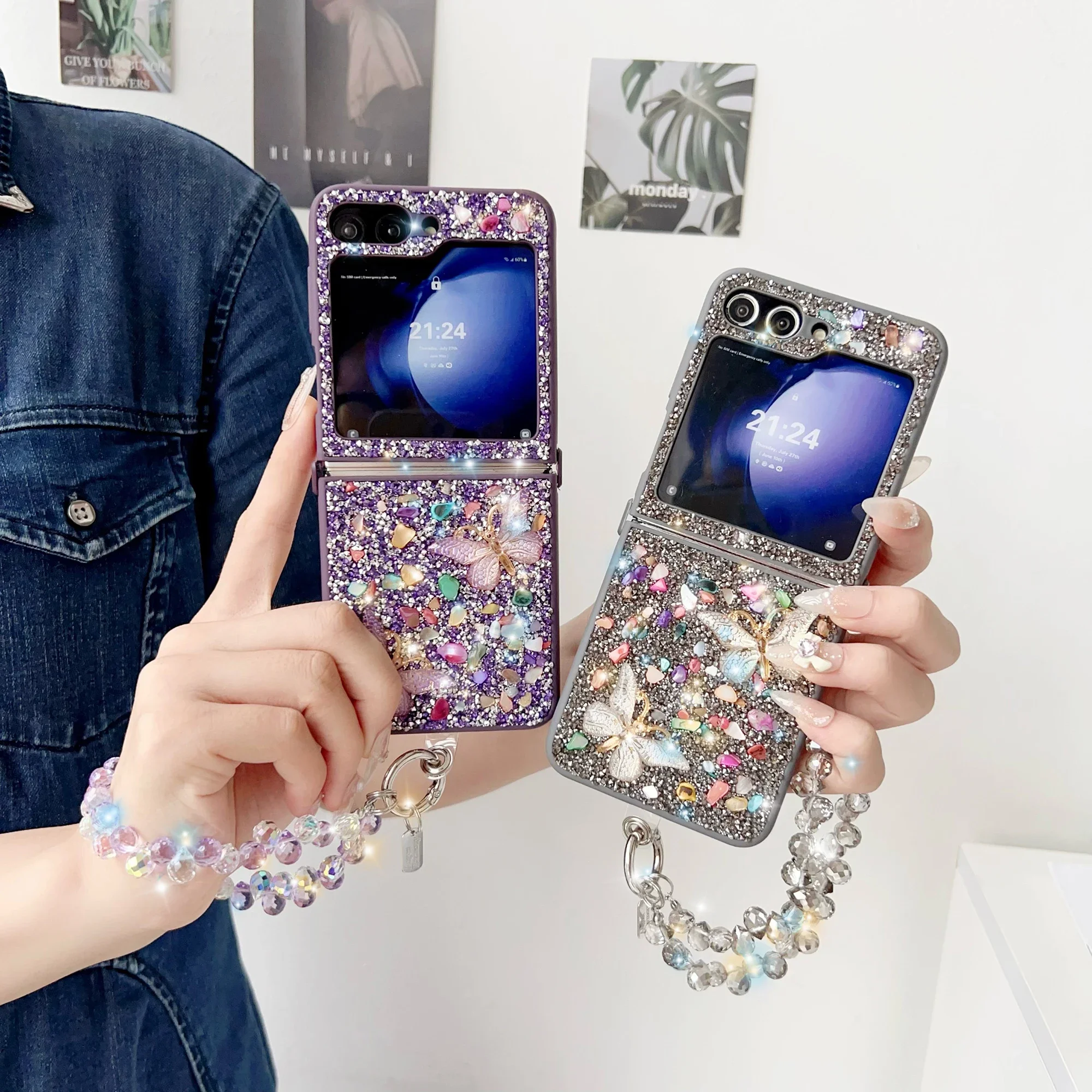 Luxury Glitter Phone Case For  - Phone Cases Z Flip 7 recension och pris