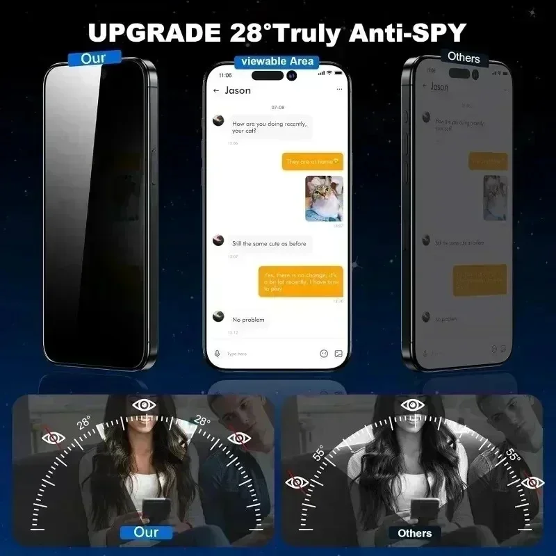 3PCS Privacy Anti-Spy Temper G - Oppo Reno 12 recension och pris
