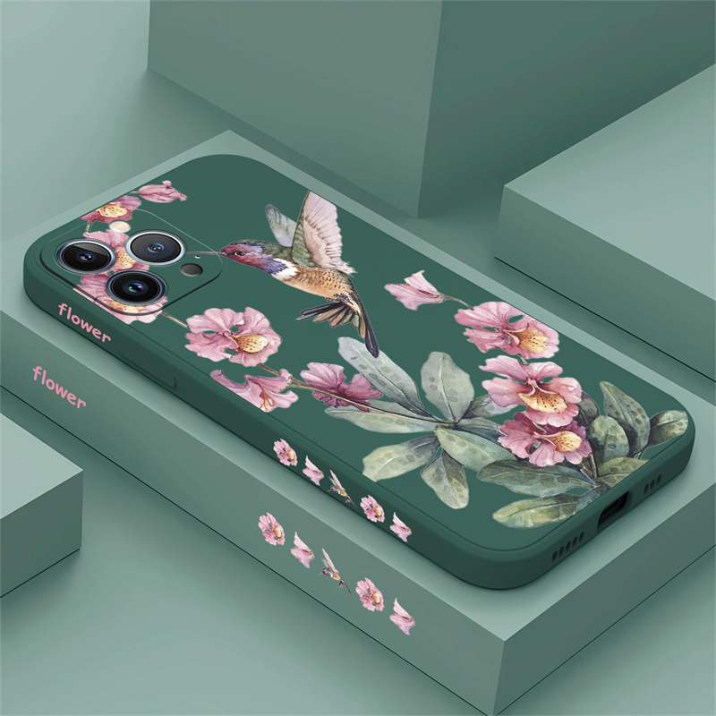 Painted Flowers Birds Phone Ca - Phone Cases Dior recension och pris