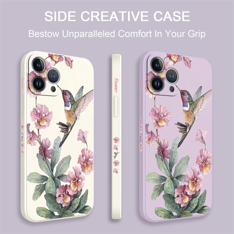 Painted Flowers Birds Phone Ca - Phone Cases Dior recension och pris