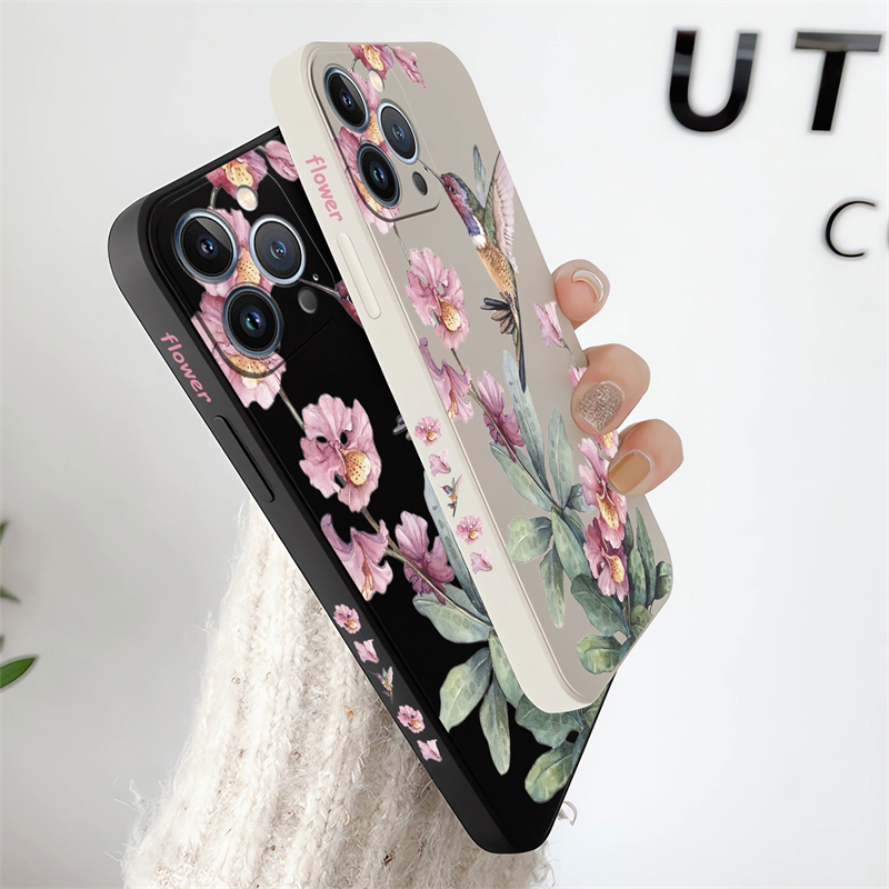 Painted Flowers Birds Phone Ca - Phone Cases Dior recension och pris