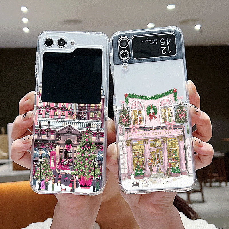 Rural Building Snow Scenery Ch - Phone Cases Z Flip 7 recension och pris