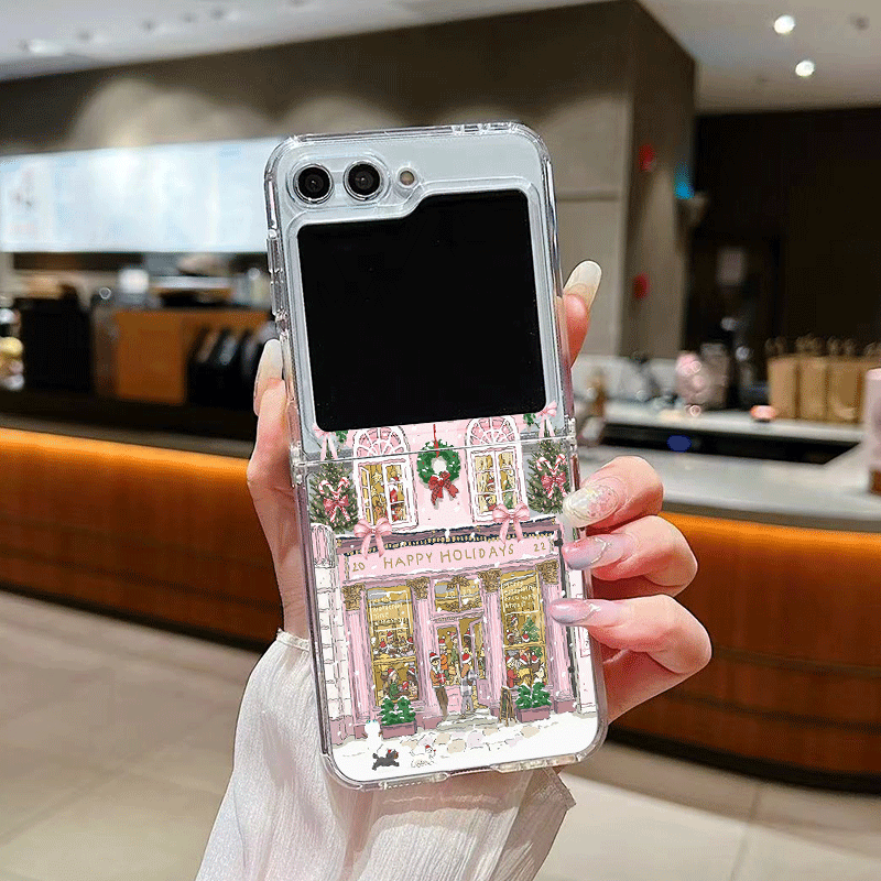 Rural Building Snow Scenery Ch - Phone Cases Z Flip 7 recension och pris