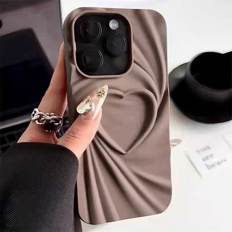 Fashion Fold Wrinkle 3D Love H - Phone Cases Dior recension och pris