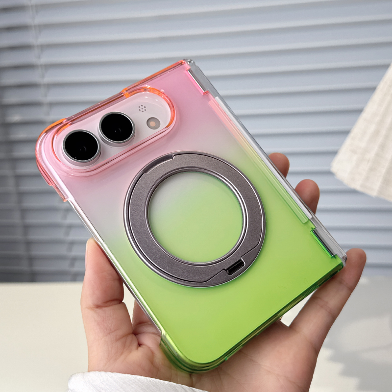 360°Rotating Metal Bracket Tra - Gradient Color Case recension och pris