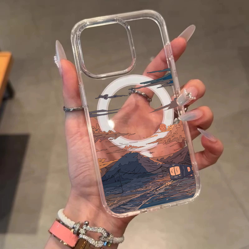 Sunset Pattern Fashion Phone C - Phone Cases Trendy recension och pris