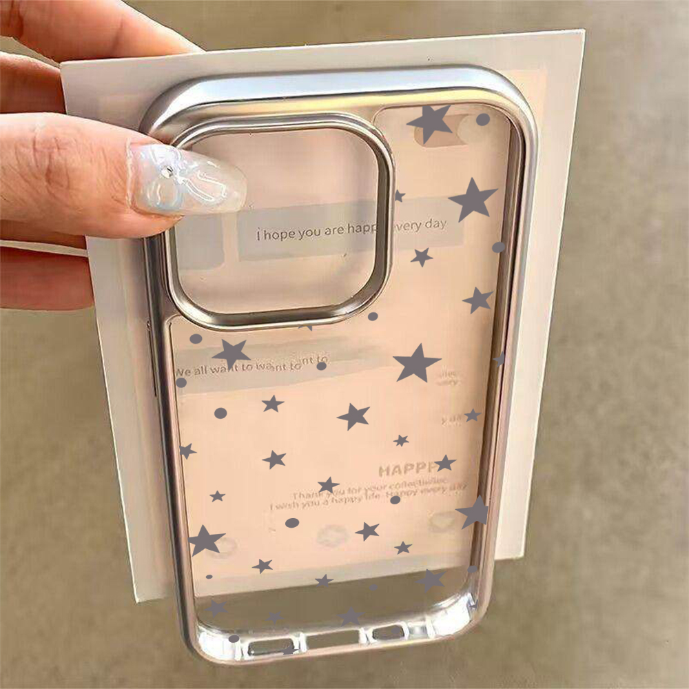 Y2K Stars Fashion Clear Cases  - Phone Cases For Iphone 13 recension och pris