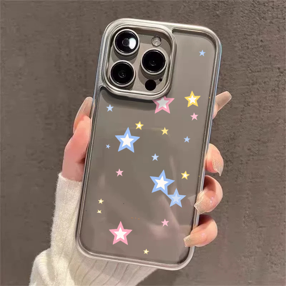 Y2K Stars Fashion Clear Cases  - Phone Cases For Iphone 13 recension och pris